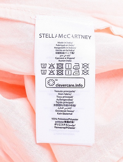Платье с принтом Сердечки Stella McCartney - 1052609070372 - Фото 5