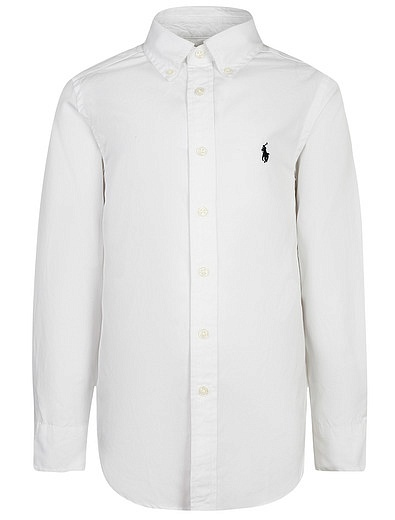Рубашка белая базовая Ralph Lauren - 1011219880429 - Фото 1