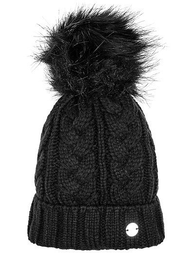 Чёрный комплект из шапки и шарфа Mayoral - 3001108680016 - Фото 4