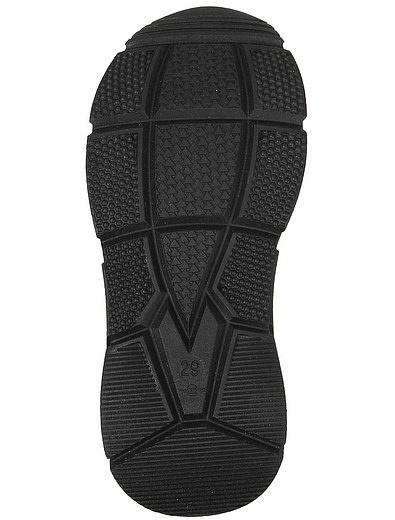 Черные кроссовки с текстильными вставками Florens - 2104509080445 - Фото 5
