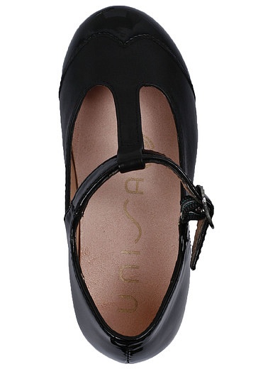 Черные туфли с лакированными вставками UNISA - 2014509185623 - Фото 4