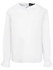 Белая блуза с отложным воротником - 1034509381307