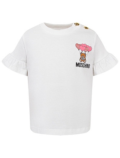 Комплект из футболки и леггинсов Moschino - 3021209071322 - Фото 4