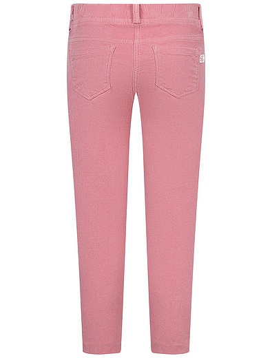 розовые бархатные брюки Il Gufo - 1084509081561 - Фото 2