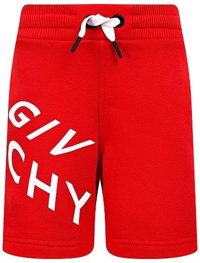 Красные шорты с логотипом GIVENCHY - 1414519174708 - Фото 1