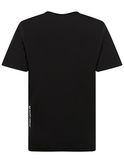 Черная футболка с принтом Dsquared2 - 1134519180881 - Фото 3