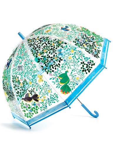 Прозрачный зонт с принтом Птицы Djeco - 0864508280032 - Фото 1