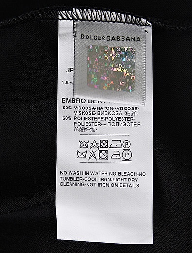 Футболка с принтом сердце и ангелы Dolce & Gabbana - 1131109880671 - Фото 4