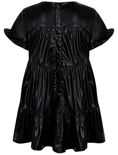 Платье черное из искуственной кожи Fun & Fun - 1054609084939 - Фото 2