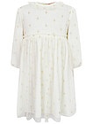 Белое платье в золотой горошек - 1054709280507