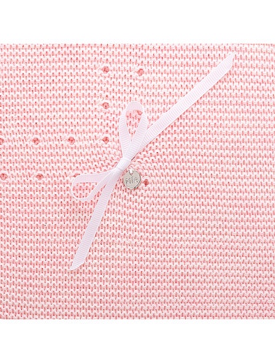 Розовый хлопковый комплект из комбинезона, шапочки, пинеток и пледа MIACOMPANY - 3044500170068 - Фото 11