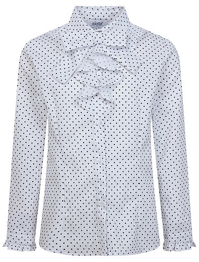 Блуза в мелкий горошек Aletta - 1034509081559 - Фото 1