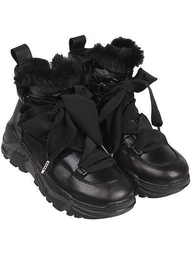 Утепленные Кроссовки с шнурками-лентами JARRETT - 2101109980014 - Фото 1