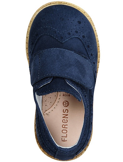Синие ботинки на липучках Florens - 2031419870067 - Фото 4