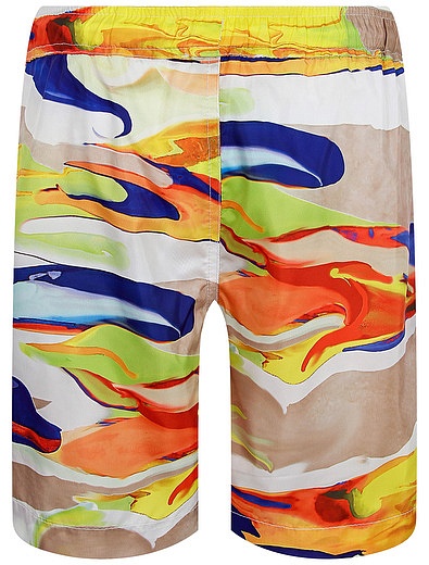 разноцветные пляжные шорты MSGM - 4104519270933 - Фото 3