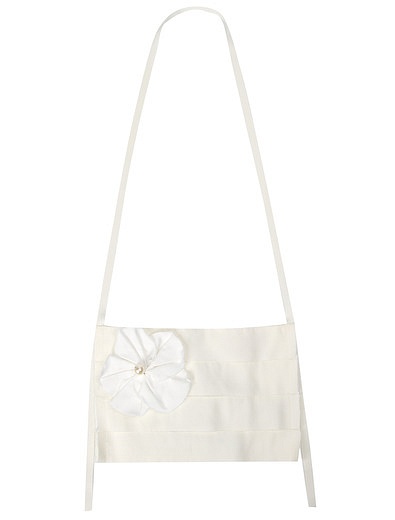 Кремовая сумка с цветком Lanvin - 1202108670027 - Фото 1