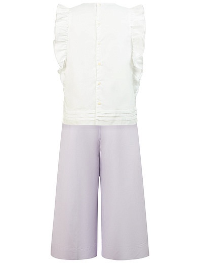 Комплект из блузы и брюк Il Gufo - 3024509072105 - Фото 2