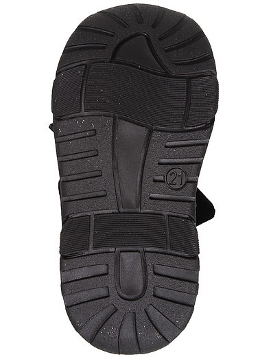 Черные ботинки с бархатными шнурками Florens - 2031109980052 - Фото 5