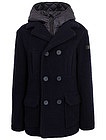Двубортное пальто с жилеткой - 1124519280742
