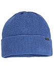 Хлопковая шапка синего цвета - 1354519370680