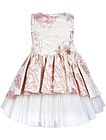 Платье с ассиметричной юбкой и объёмным цветком - 1052609870552
