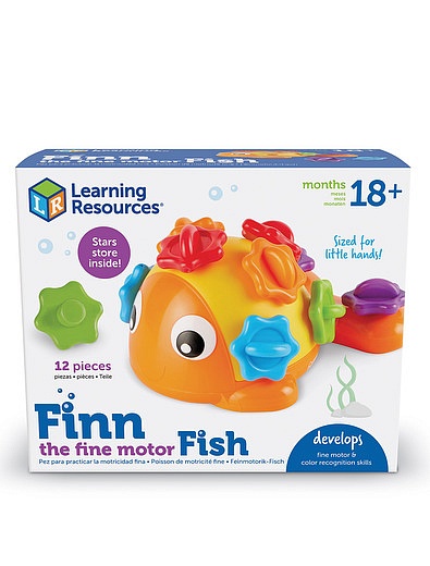 Развивающая игрушка &quot;Рыбка Финн&quot;, 12 элементов Learning Resources - 0664529270148 - Фото 5