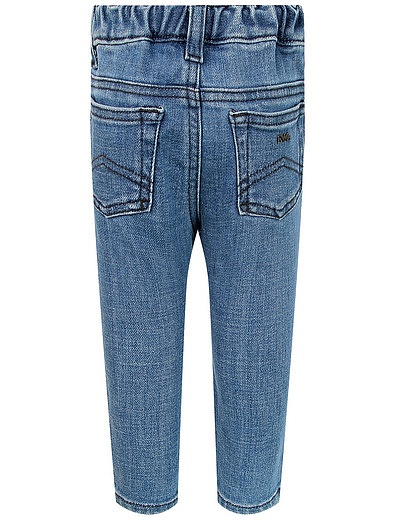 Голубые джинсы EMPORIO ARMANI - 1164529180366 - Фото 2