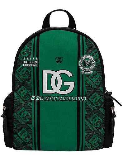 Зеленый рюкзак с логотипом Dolce & Gabbana - 1504518370130 - Фото 1