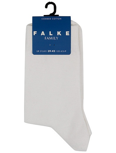 Белые хлопковые носки FALKE - 1534529080056 - Фото 1