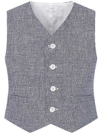 Комплект из рубашки, жилета, шорт и бабочки Il Gufo - 3044519070052 - Фото 6