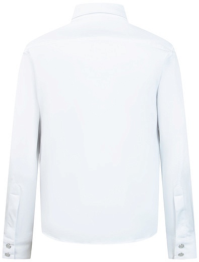Белая рубашка с трикотажной спинкой SILVER SPOON - 1014519180480 - Фото 6