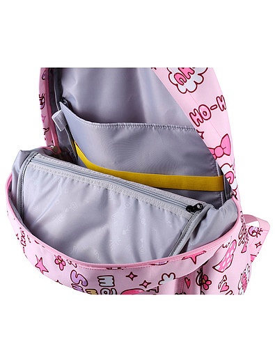 Розовый рюкзак Funny square Upixel - 1504508080155 - Фото 4