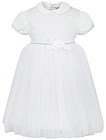 Белое платье с брошью - 1054609083888
