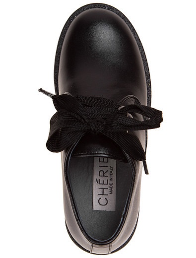 Черные ботинки из натуральной кожи Cherie - 2031109780096 - Фото 4
