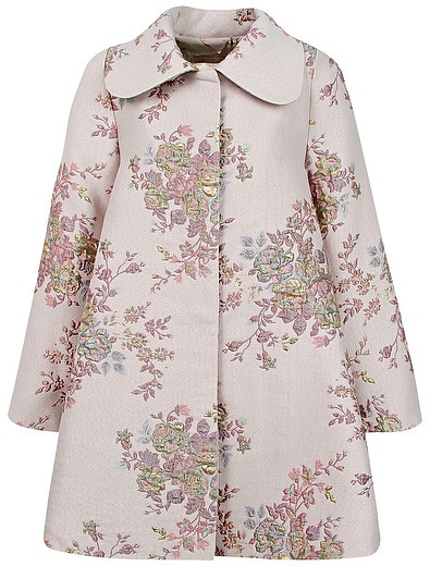 расклешённое пальто с цветочной вышивкой JUNONA - 1124509270135 - Фото 1