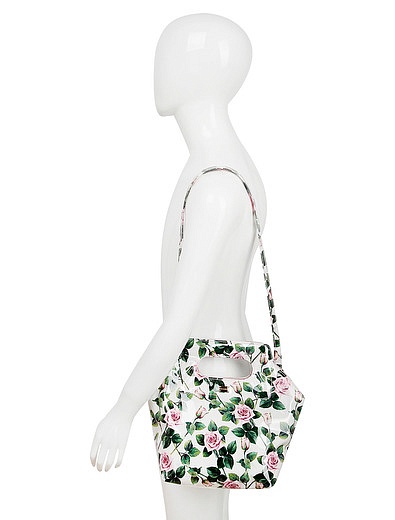 Сумка с принтом Тропические розы Dolce & Gabbana - 1203908070055 - Фото 3