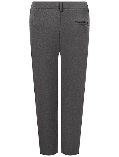 Серые классические брюки Aletta - 1084519281678 - Фото 2