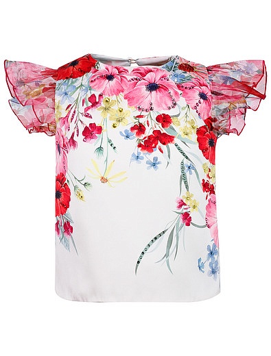Блуза с цветочным принтом EIRENE - 1033909070101 - Фото 1