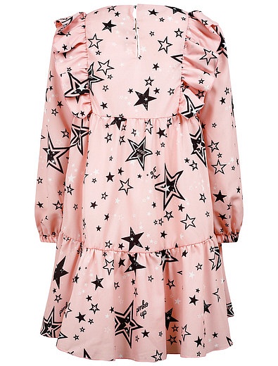 Розовое платье со звёздами Pinko - 1054509188355 - Фото 2