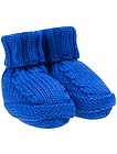 Синие носки из шерсти - 1532919780081