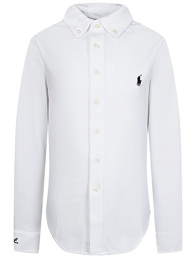 Рубашка оксфорд с логотипом Ralph Lauren - 1014519086003 - Фото 1