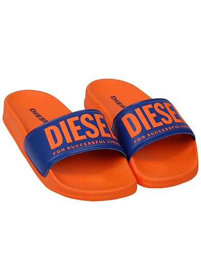 Шлепанцы пляжные с логотипом Diesel - 2284529170286 - Фото 1