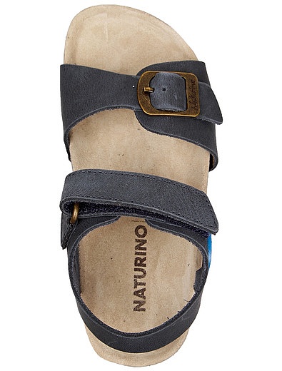 Кожаные сандалии с пряжками Naturino - 2074519273963 - Фото 4