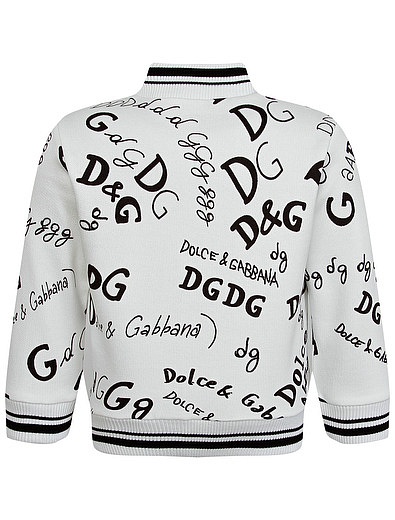 Толстовка с принтом логотипа Dolce & Gabbana - 0074519082161 - Фото 2