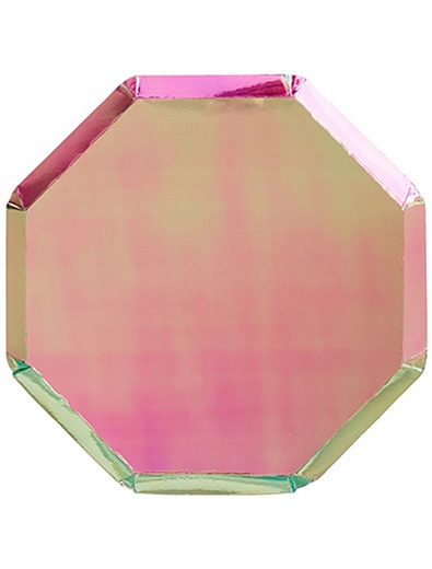 Набор розовых одноразовых тарелок 8 шт. Meri Meri - 2294520080422 - Фото 1