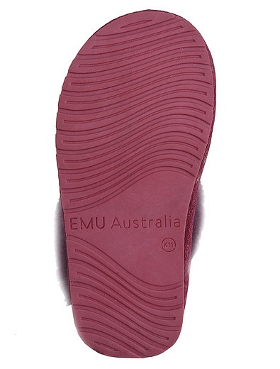 Утепленные розовые тапочки Emu Australia - 2064509180258 - Фото 5
