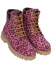 Розовые леопардовые ботинки - 2034509181487