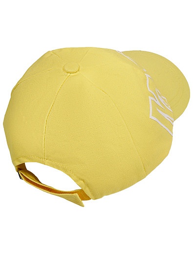 Жёлтая кепка с крупным логотипом MSGM - 1184509270504 - Фото 3