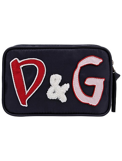 Сумка поясная с нашивкой логотипа Dolce & Gabbana - 1204508080291 - Фото 1