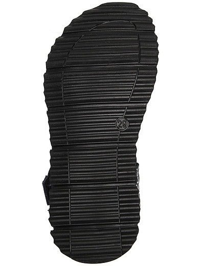 Кожаные сандалии с принтом логотипа Dolce & Gabbana - 2074519410108 - Фото 5